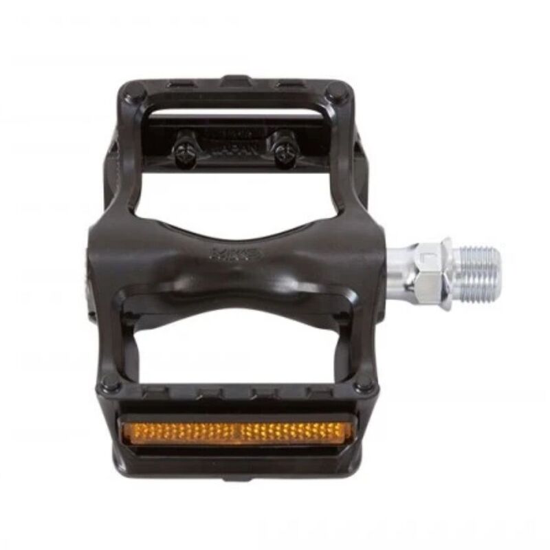 MKS Pedal Seahorse - Black With Reflector MKS Pedal Seahorse - Black With Reflector