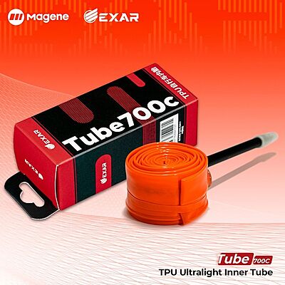 Magene EXAR TPU Tube 700x23-28c - 60mm Magene EXAR TPU Tube 700x23-28c - 60mm