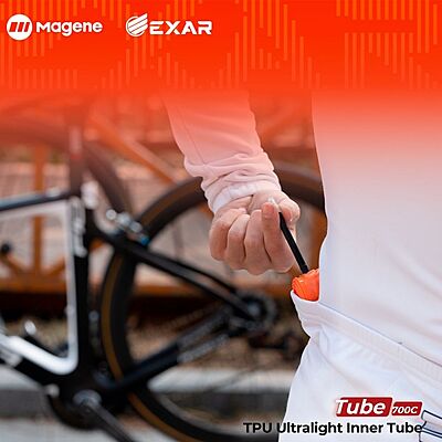 Magene EXAR TPU Tube 700x23-28c - 60mm Magene EXAR TPU Tube 700x23-28c - 60mm