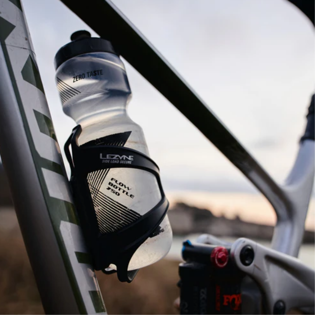 Lezyne Flow SL Bottle Cage (Right) Black Lezyne Flow SL Bottle Cage (Right) Black