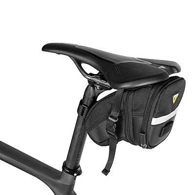Topeak Aero Wedge Pack With Strap Mount Topeak Aero Wedge Pack With Strap Mount